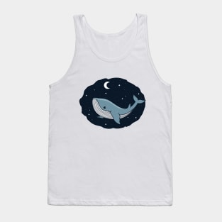 Whale in space Tank Top